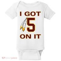 I Got 5 On It Washington Football Baby Bodysuit thumb 0