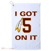 I Got 5 On It Washington Football Golf Towel thumb 0
