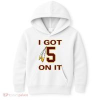 I Got 5 On It Washington Football Kids Hoodie thumb 0