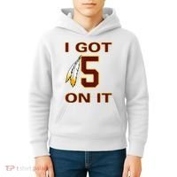 I Got 5 On It Washington Football Kids Hoodie thumb 4