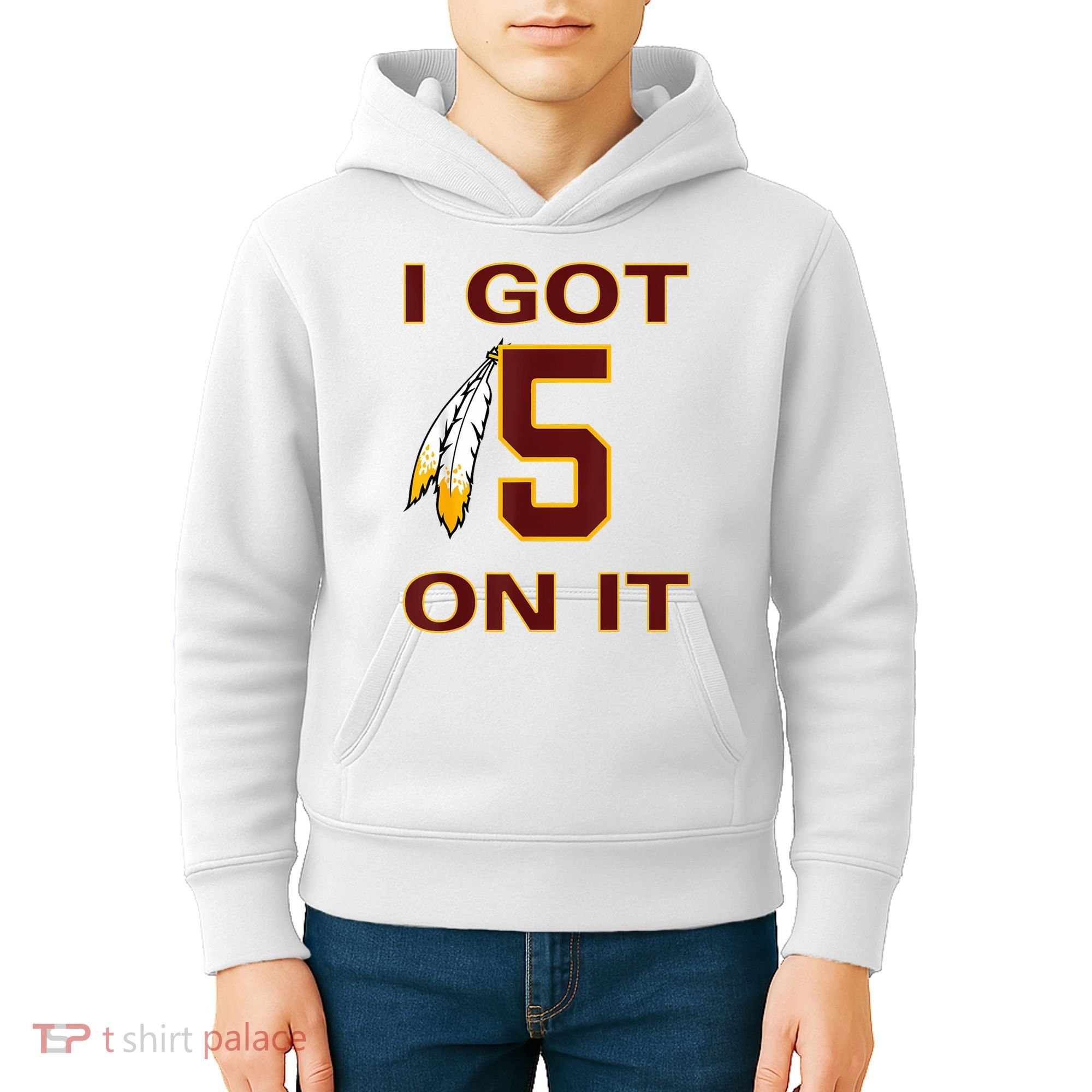 I Got 5 On It Washington Football Kids Hoodie