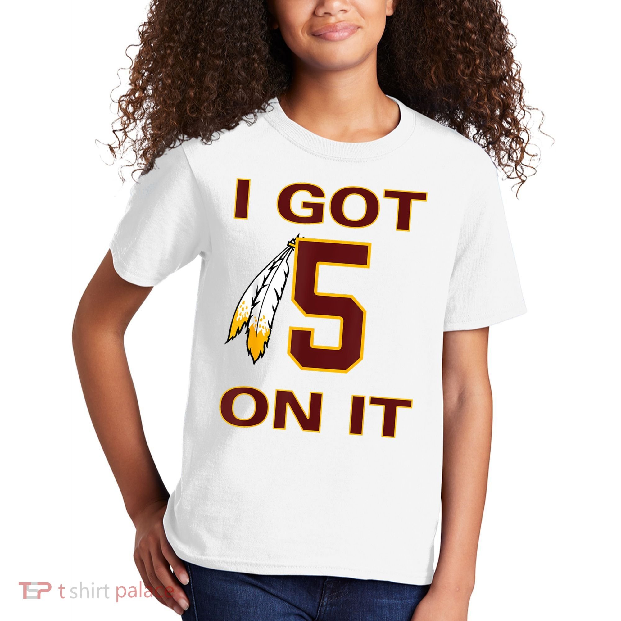 I Got 5 On It Washington Football Kids T-Shirt
