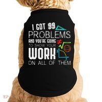 I Got 99 Problems Show Your Work Funny Tutor Math Teacher Doggie Tank thumb 0