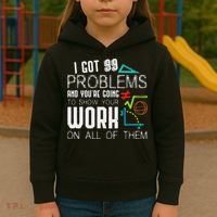 I Got 99 Problems Show Your Work Funny Tutor Math Teacher Kids Hoodie thumb 3