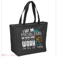 I Got 99 Problems Show Your Work Funny Tutor Math Teacher Tote Bag thumb 2