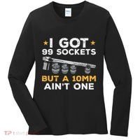 I Got 99 Sockets 10mm Aint One Funny Car Mechanic Garage Women's Long Sleeve Shirt thumb 0