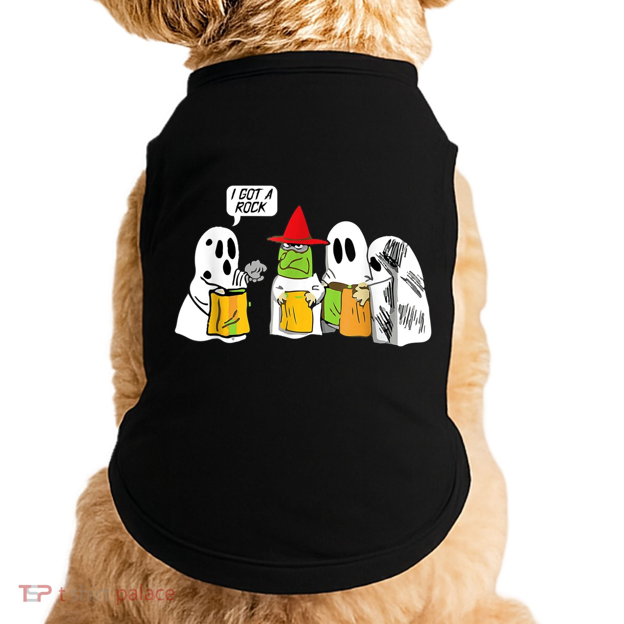 I Got A Rock Ghost, Halloween Party Doggie Tank