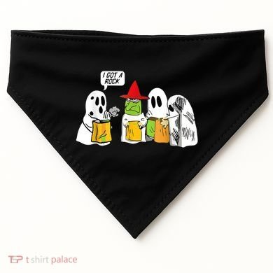 I Got A Rock Ghost, Halloween Party USA-Made Doggie Bandana