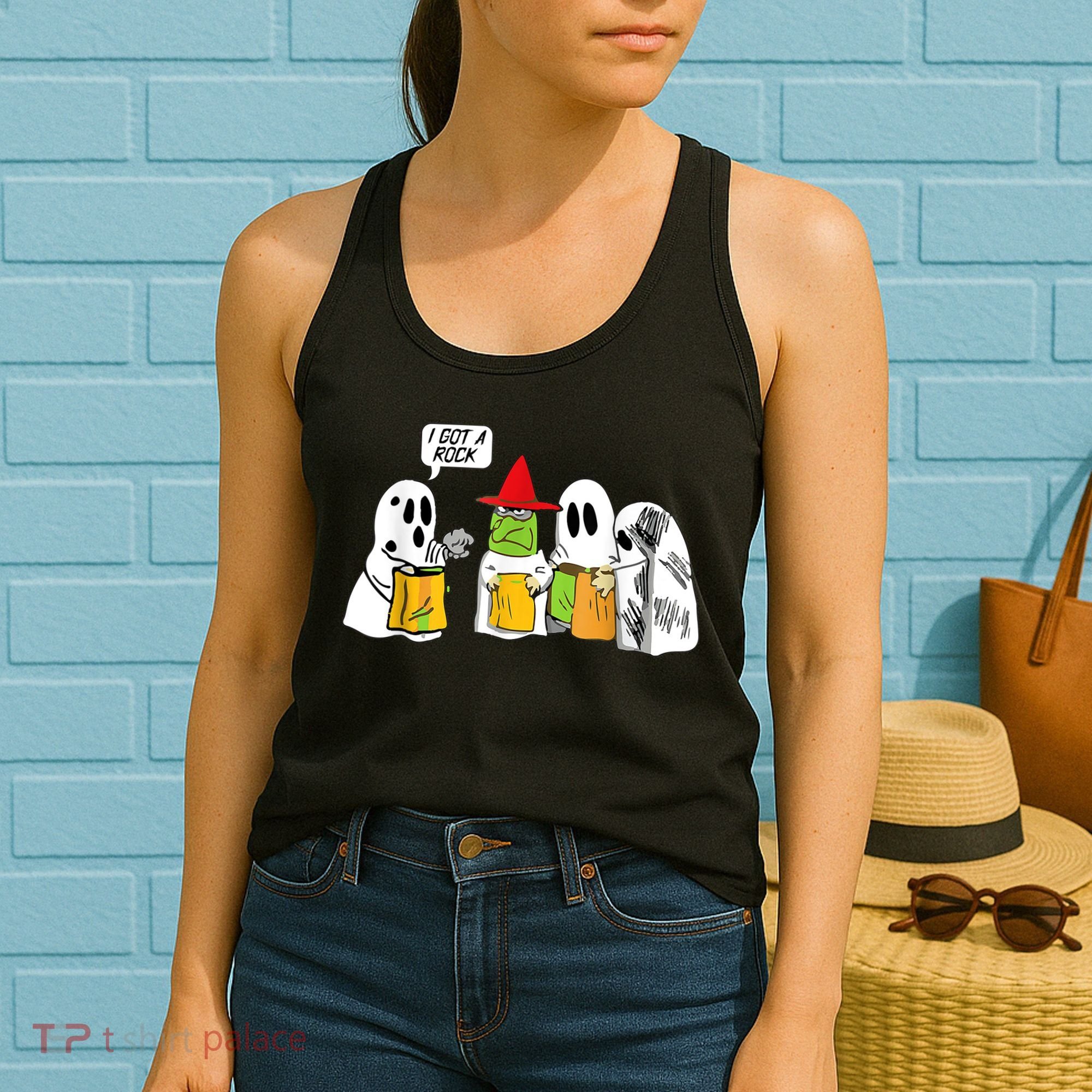 I Got A Rock Ghost, Halloween Party Women's Tank Top