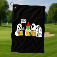 I Got A Rock Ghost, Halloween Party Golf Towel thumb 1
