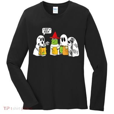 I Got A Rock Ghost, Halloween Party Women's Long Sleeve Shirt