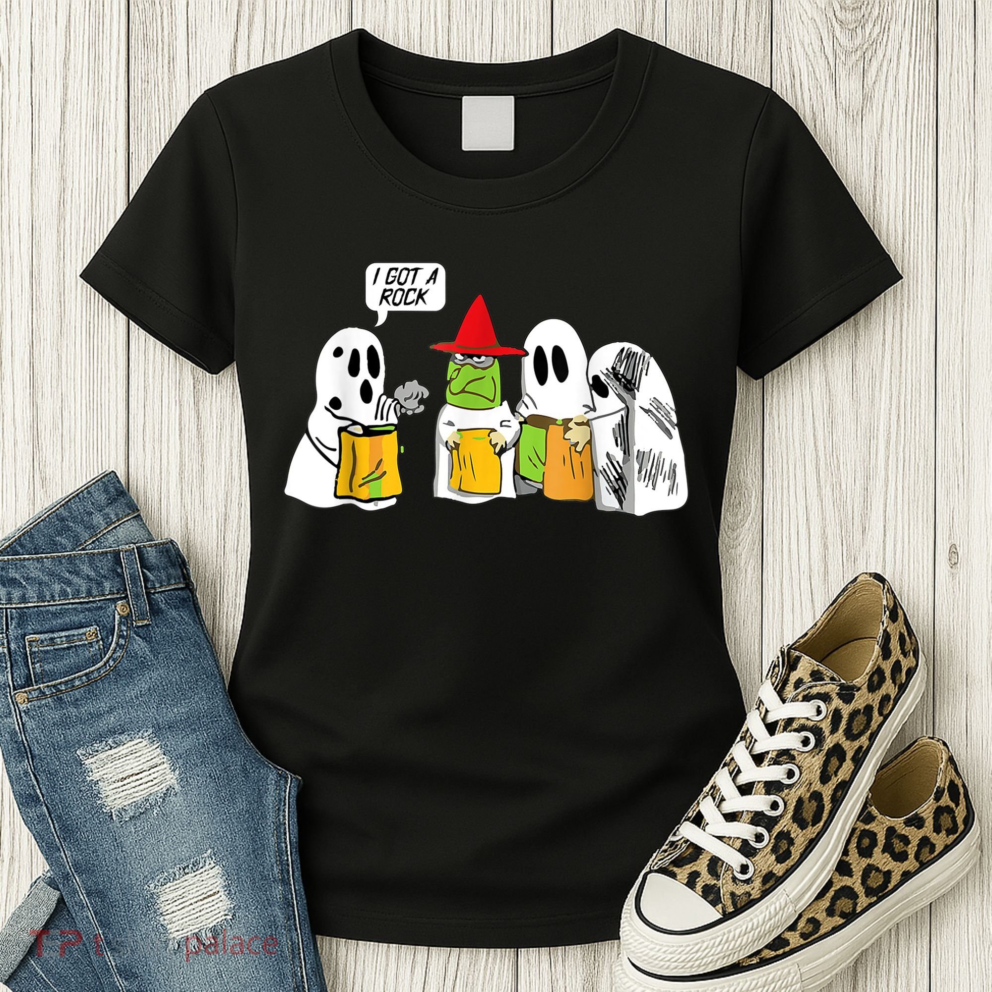 I Got A Rock Ghost, Halloween Party Women's T-Shirt