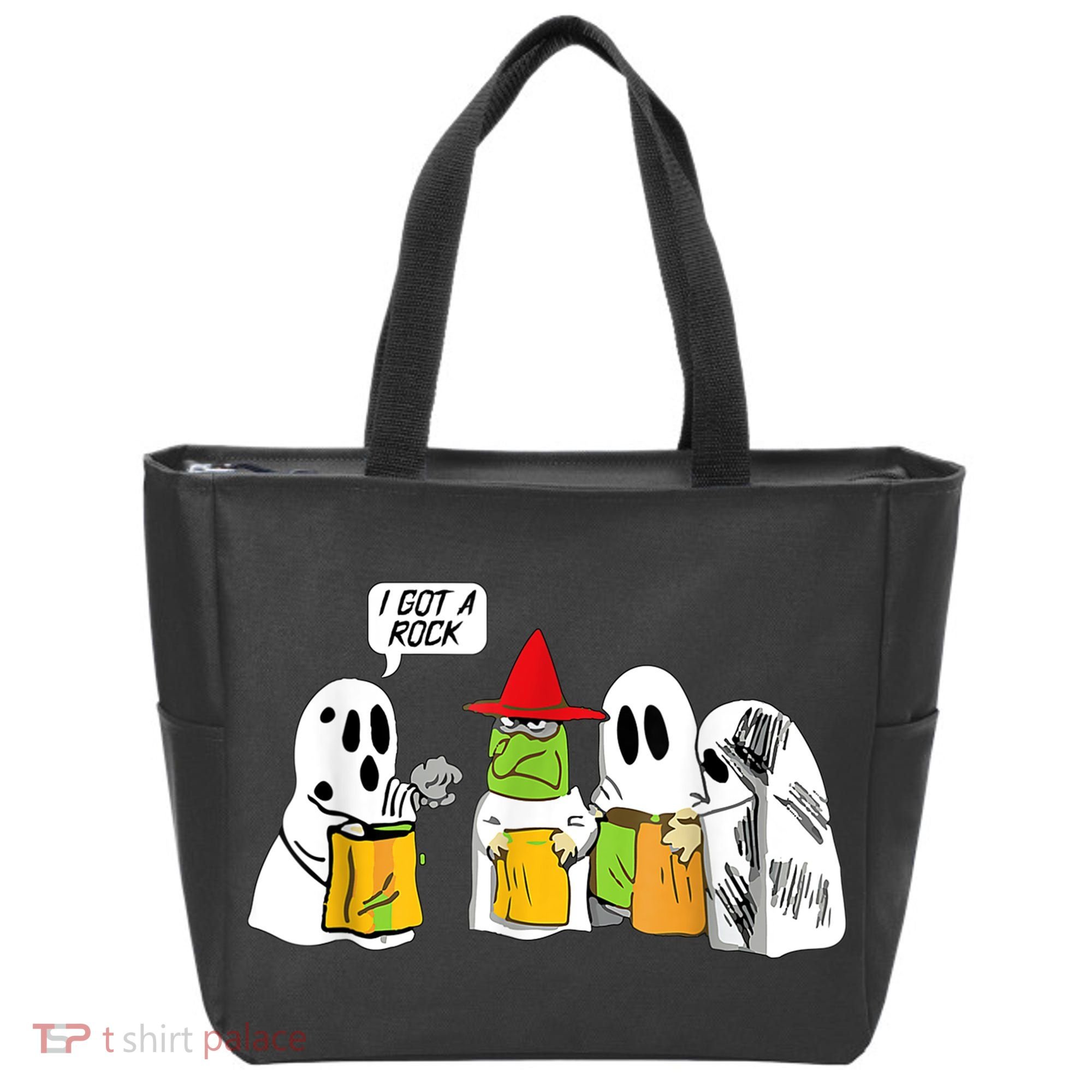 I Got A Rock Ghost, Halloween Party Tote Bag