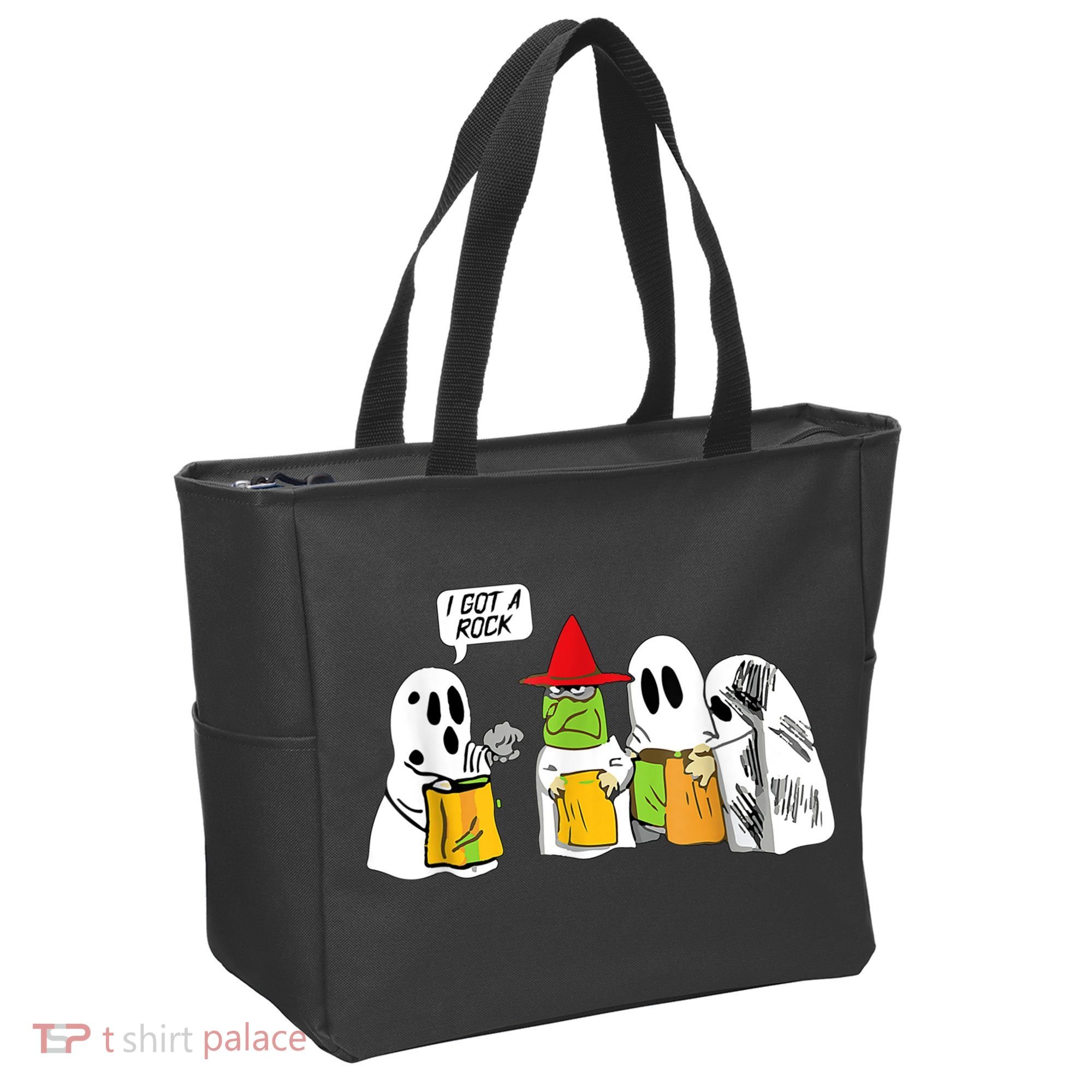 I Got A Rock Ghost, Halloween Party Tote Bag