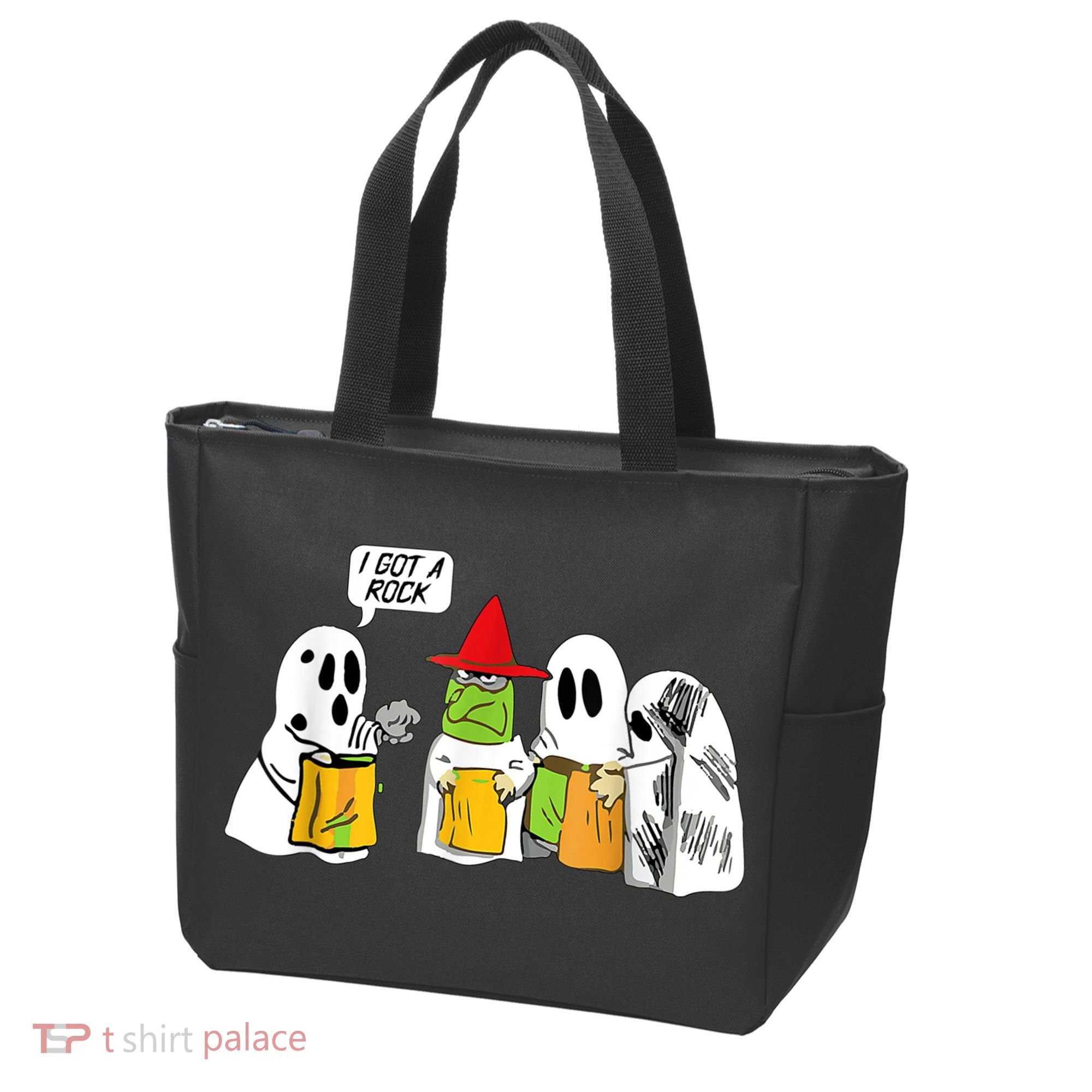 I Got A Rock Ghost, Halloween Party Tote Bag