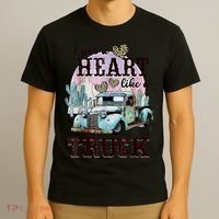 I Got A Heart Like A Truck Runs On Dreams T-Shirt thumb 3
