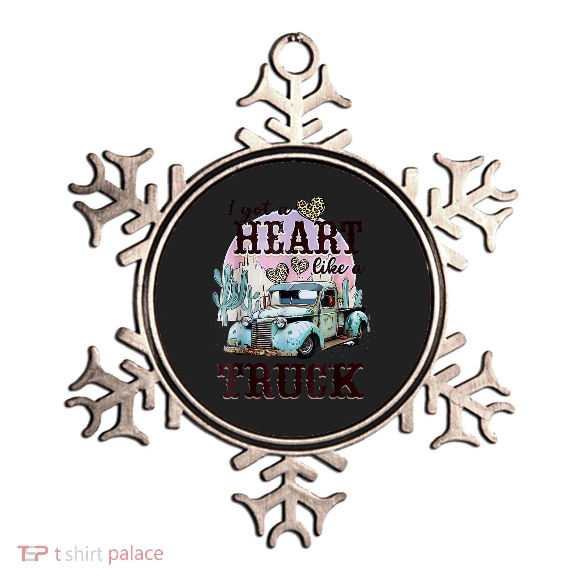 I Got A Heart Like A Truck Runs On Dreams Ornament