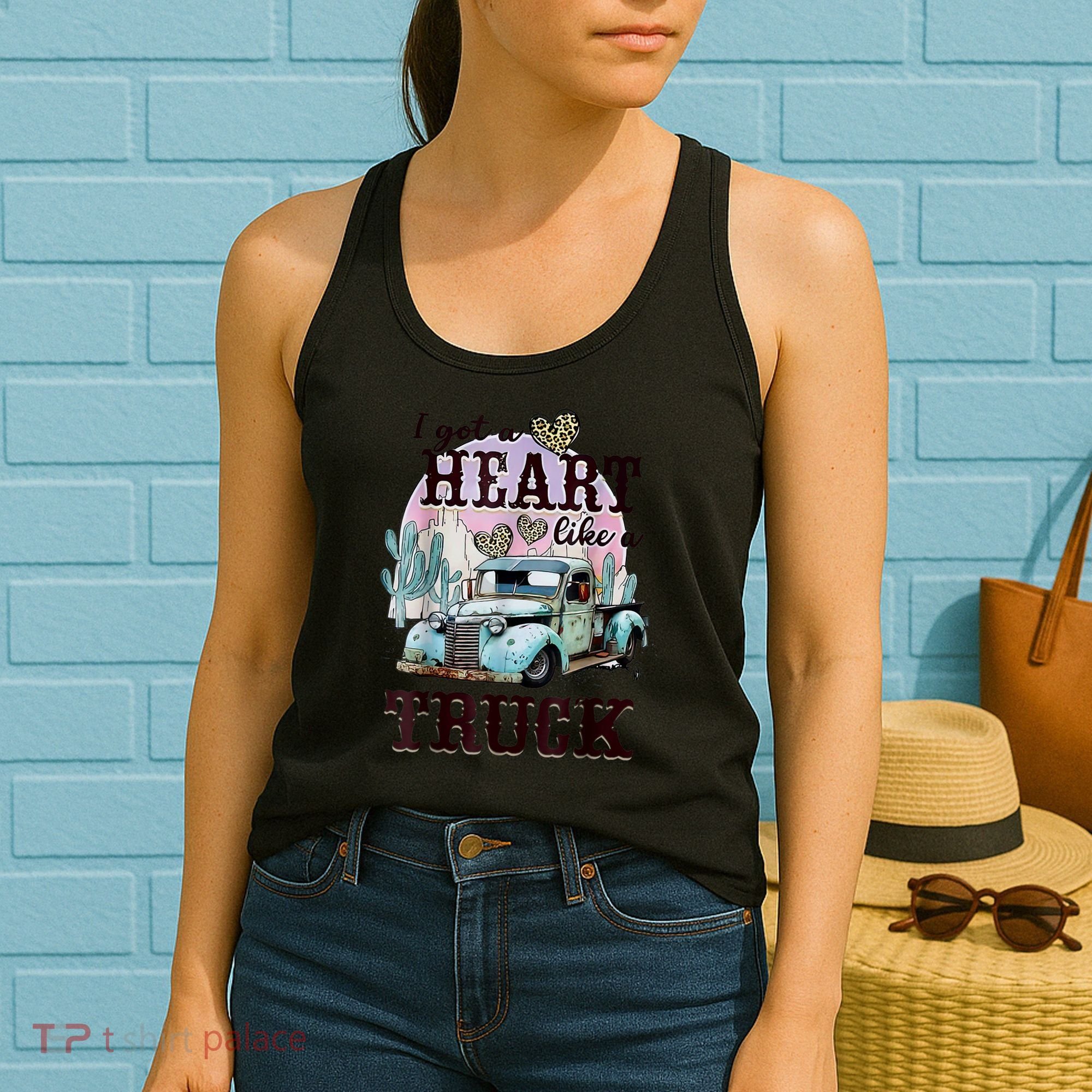 I Got A Heart Like A Truck Runs On Dreams Women's Tank Top