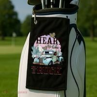 I Got A Heart Like A Truck Runs On Dreams Golf Towel thumb 2