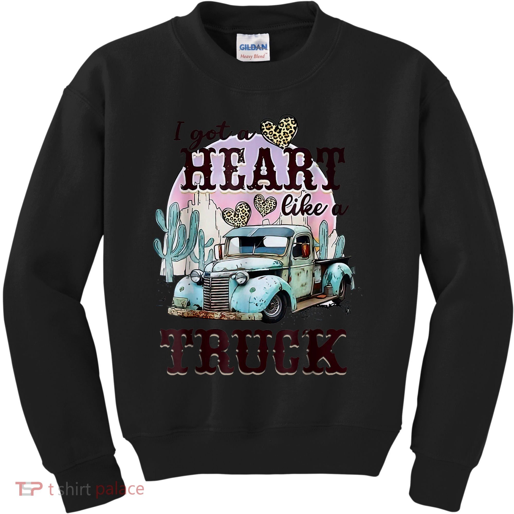 I Got A Heart Like A Truck Runs On Dreams Kids Sweatshirt