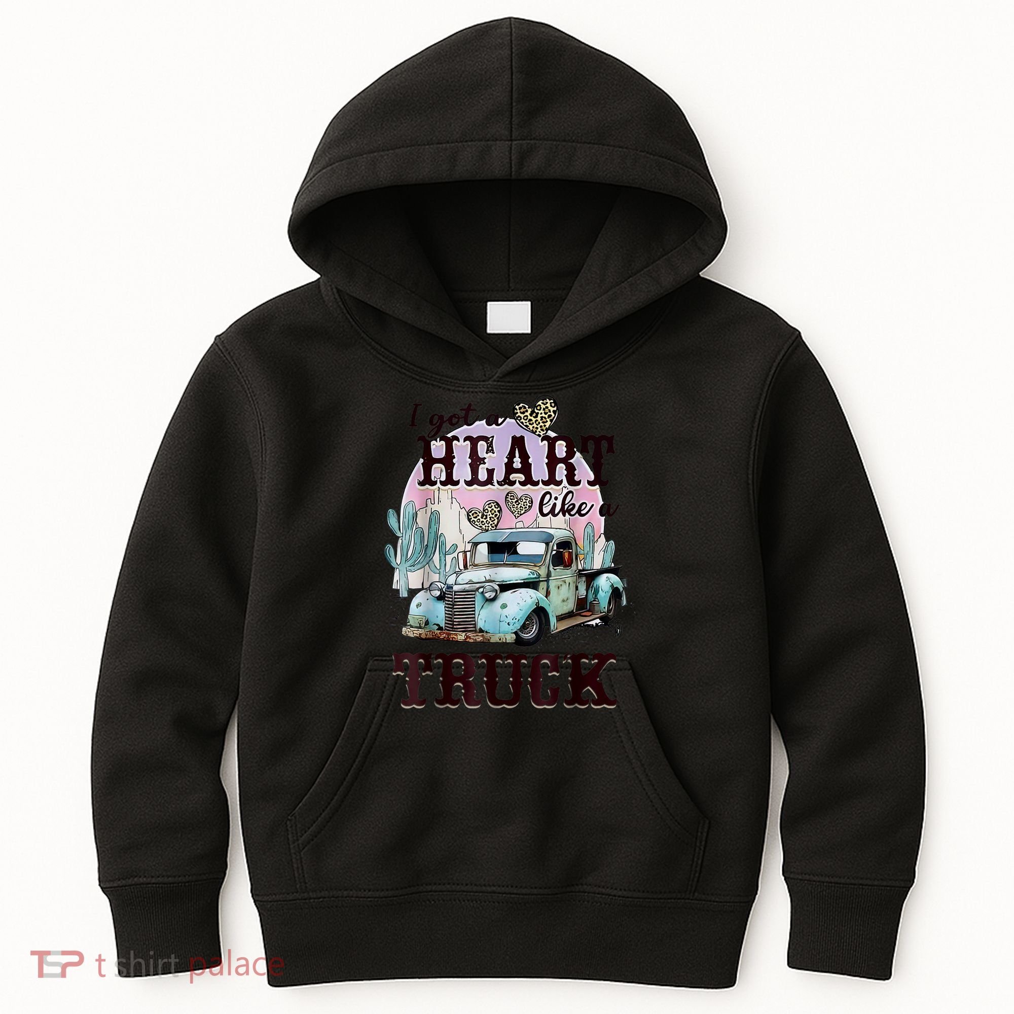 I Got A Heart Like A Truck Runs On Dreams Kids Hoodie