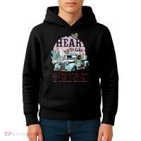 I Got A Heart Like A Truck Runs On Dreams Kids Hoodie thumb 4
