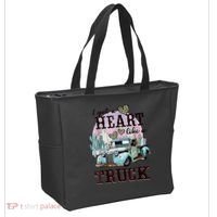 I Got A Heart Like A Truck Runs On Dreams Tote Bag thumb 2
