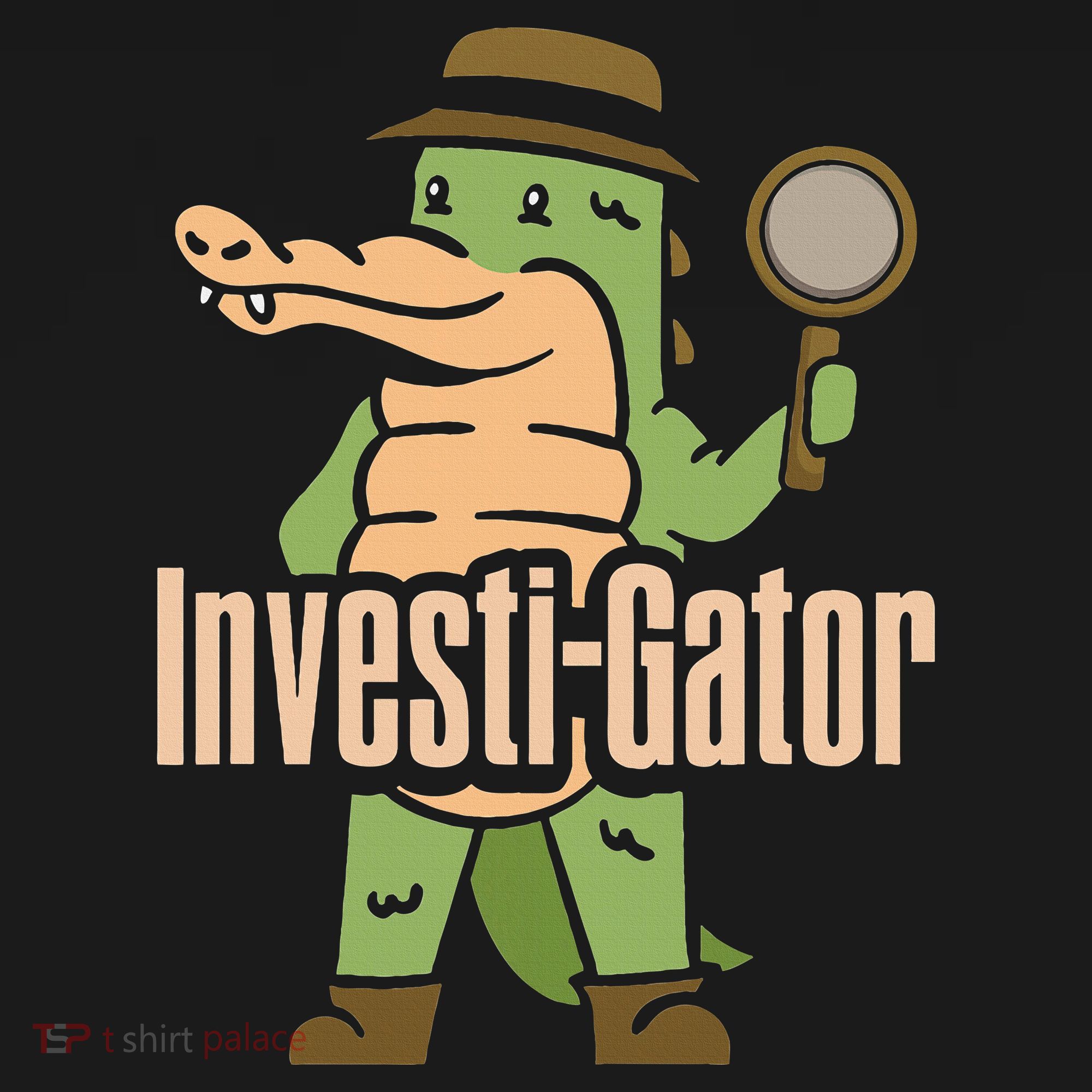 Investi Gator Alligator Spy Private Detective Investigator Long Sleeve Shirt