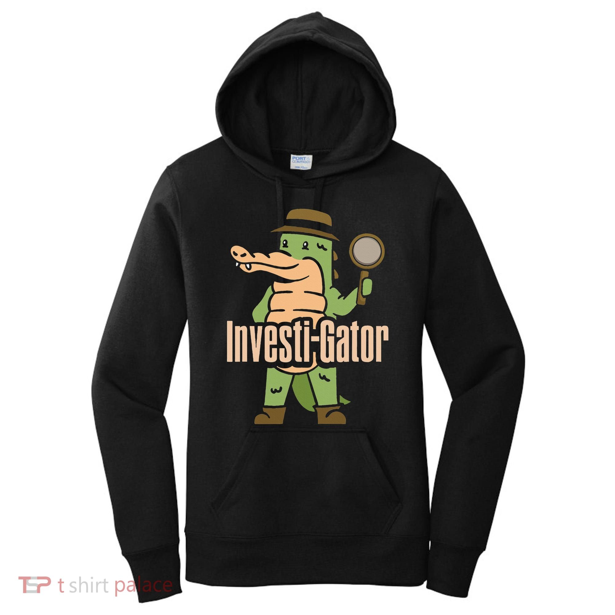 Investi Gator Alligator Spy Private Detective Investigator Women's Hoodie