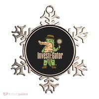 Investi Gator Alligator Spy Private Detective Investigator Ornament thumb 0