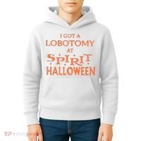 I Got A Lobotomy At Spirit Halloween Kids Hoodie thumb 4