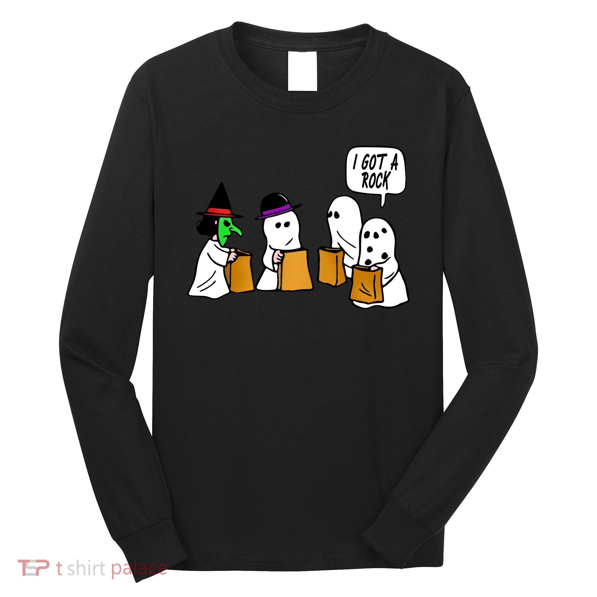 I Got A Rock Halloween Trick Or Treat Long Sleeve Shirt