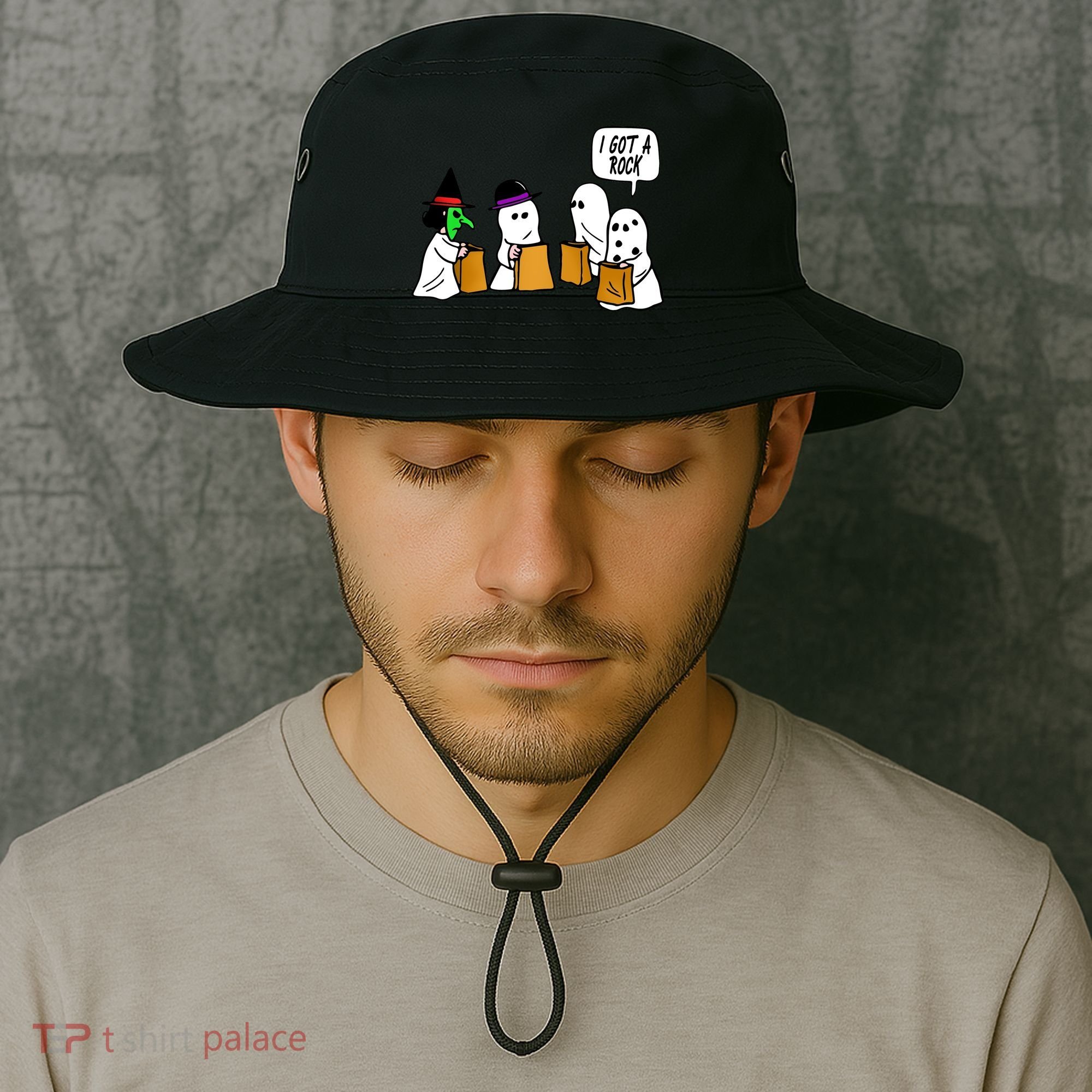 I Got A Rock Halloween Trick Or Treat Bucket Hat