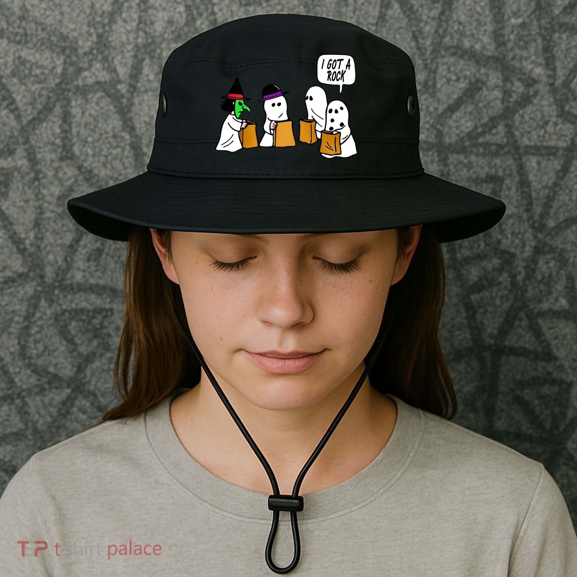 I Got A Rock Halloween Trick Or Treat Bucket Hat