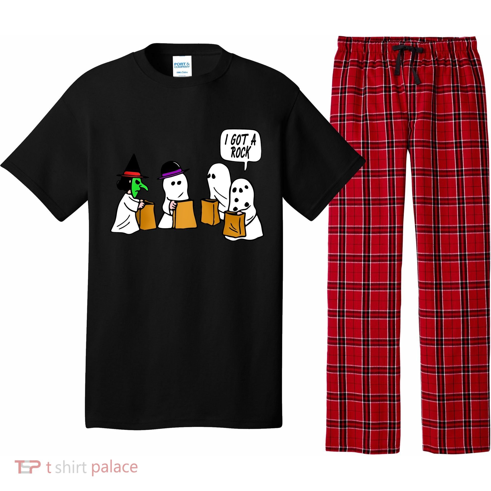 I Got A Rock Halloween Trick Or Treat Pajama Set