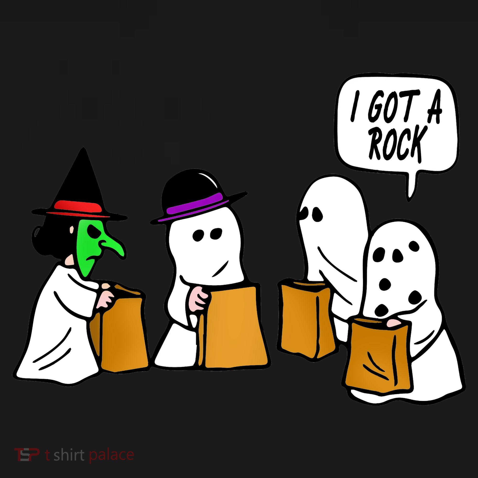 I Got A Rock Halloween Trick Or Treat Women's Hoodie