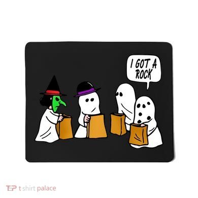 I Got A Rock Halloween Trick Or Treat Mousepad