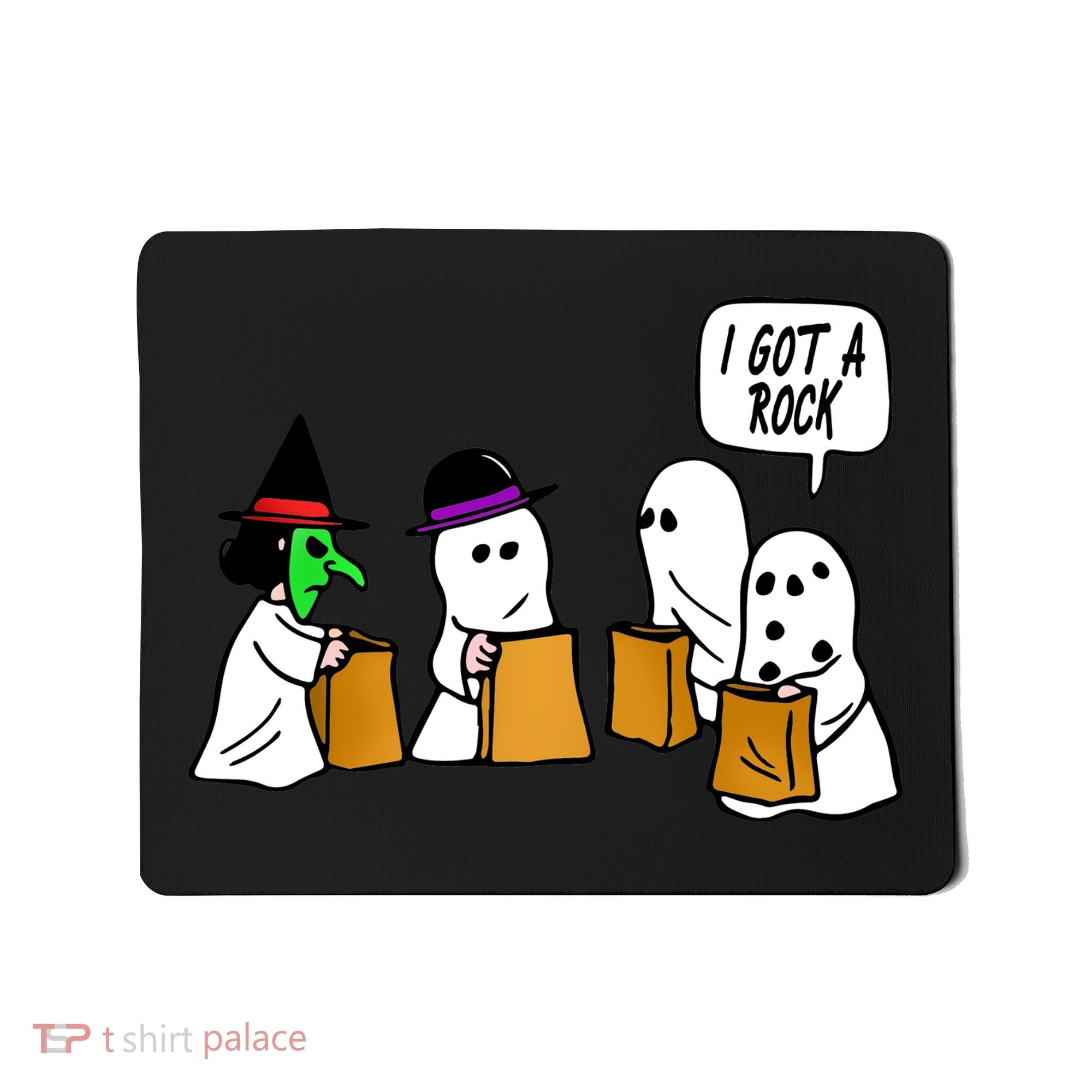 I Got A Rock Halloween Trick Or Treat Mousepad