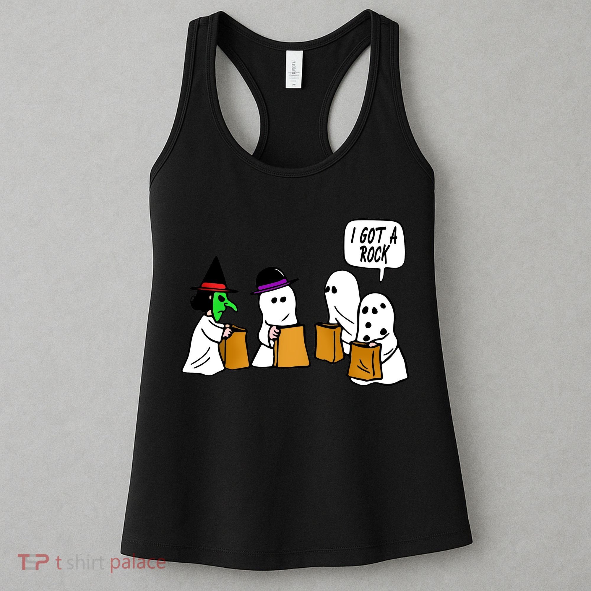I Got A Rock Halloween Trick Or Treat Women's Tank Top