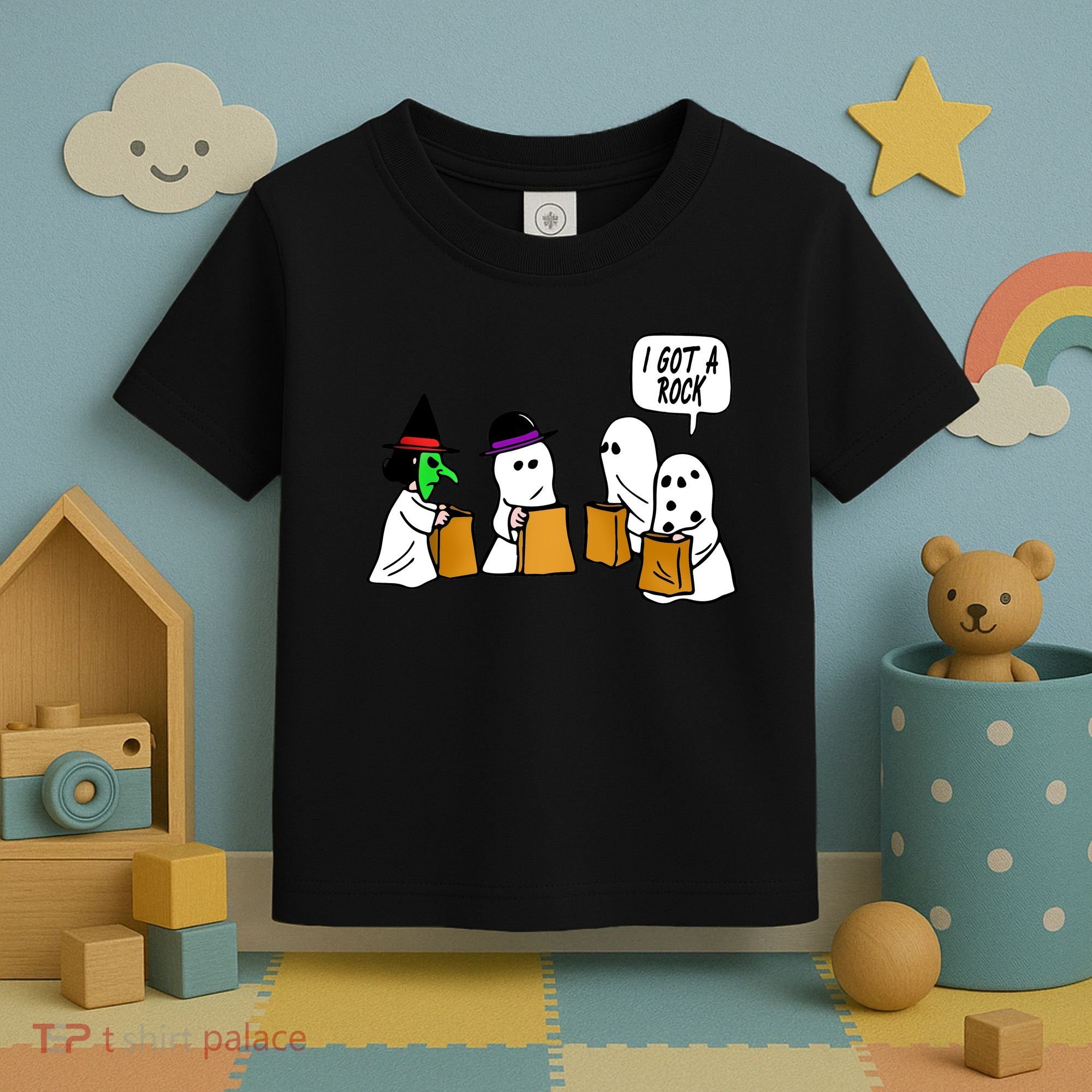 I Got A Rock Halloween Trick Or Treat Toddler T-Shirt