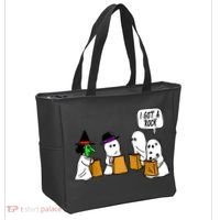 I Got A Rock Halloween Trick Or Treat Tote Bag thumb 2