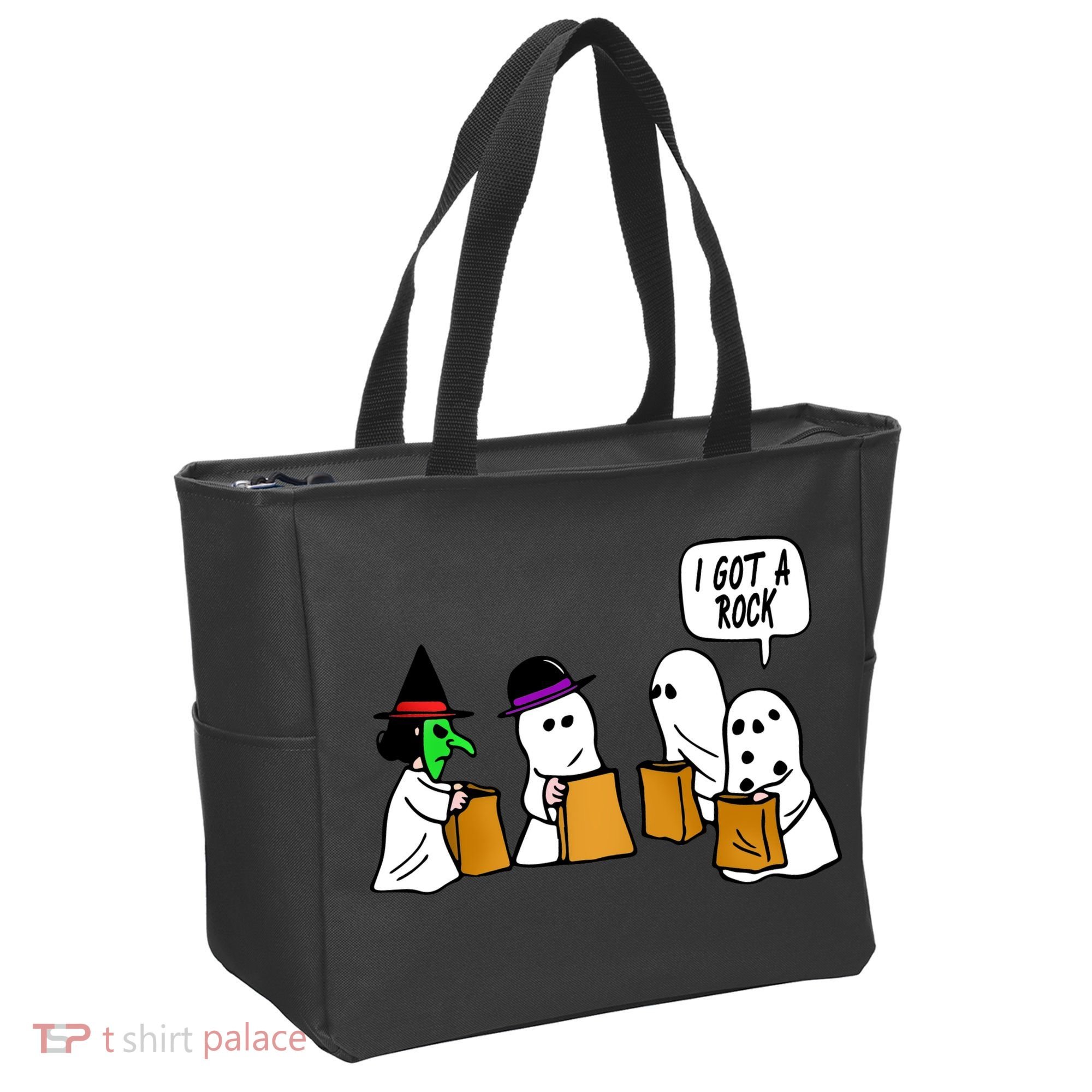 I Got A Rock Halloween Trick Or Treat Tote Bag