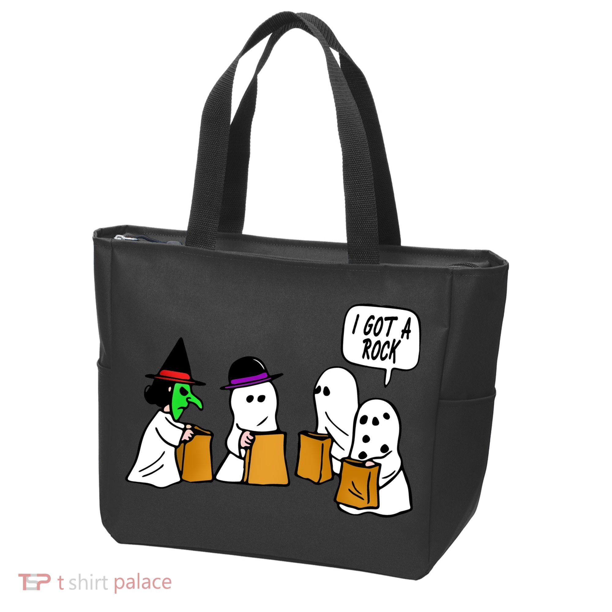 I Got A Rock Halloween Trick Or Treat Tote Bag