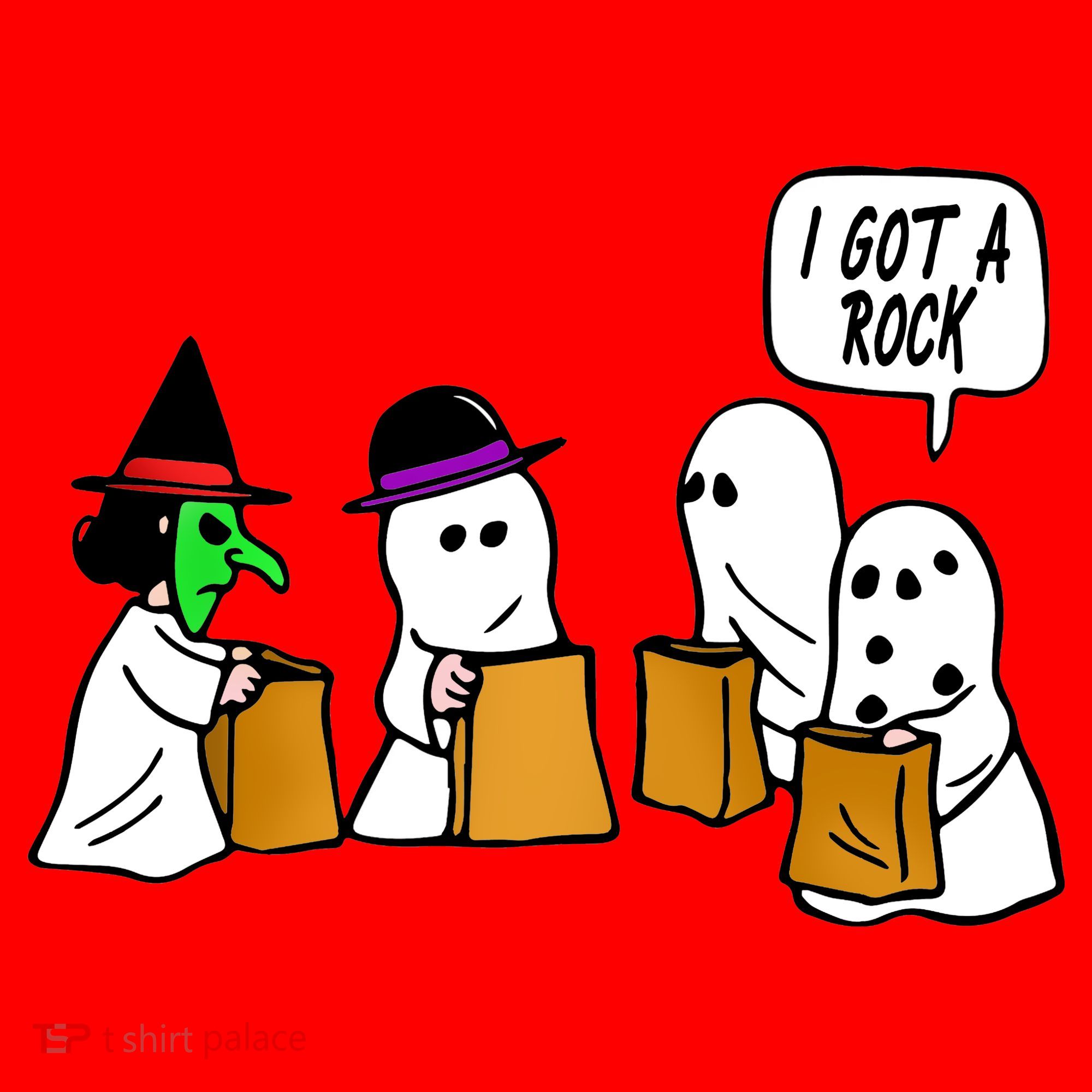 I Got A Rock Halloween Trick Or Treat Santa Hat