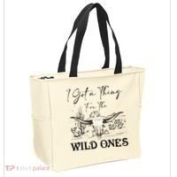 I Got A Thing For The Wild Ones Western Tote Bag thumb 2