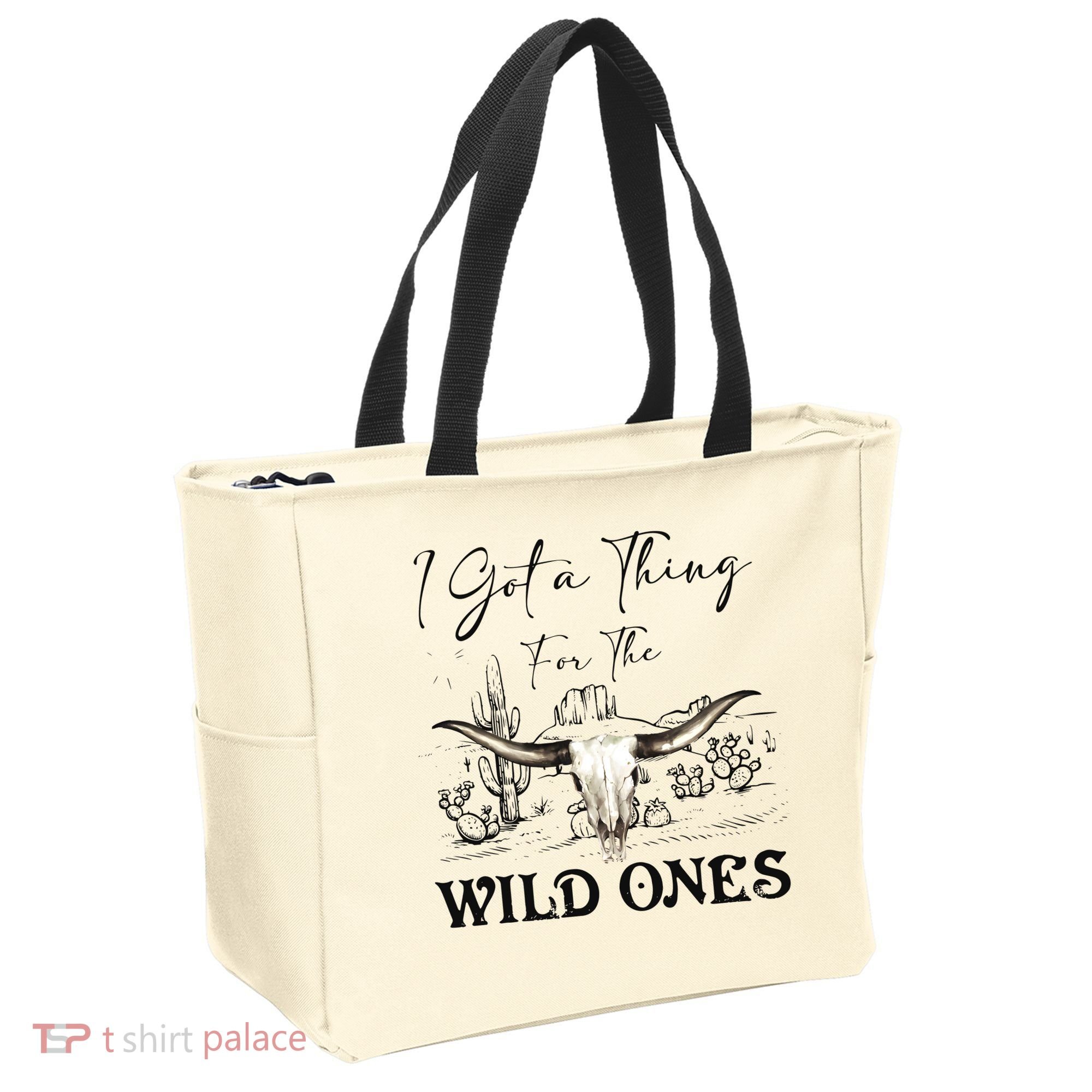 I Got A Thing For The Wild Ones Western Tote Bag