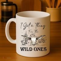I Got A Thing For The Wild Ones Western Coffee Mug thumb 4