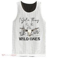 I Got A Thing For The Wild Ones Western Mesh Reversible Basketball Jersey Tank thumb 0