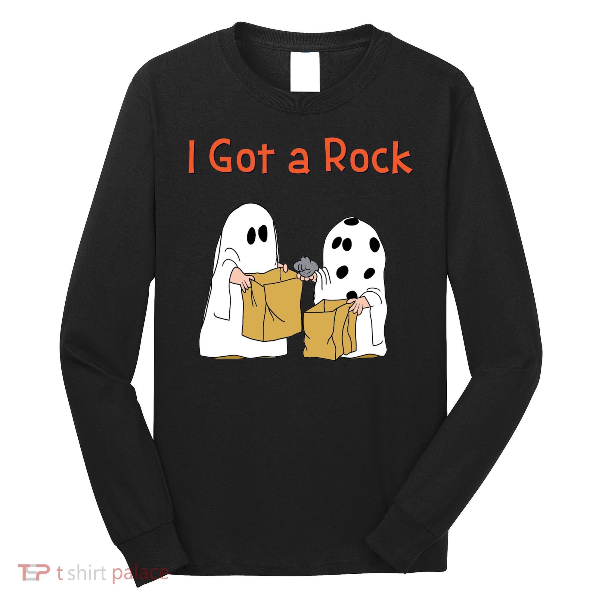 I Got A Rock Lazy Day Halloween Costume Funny Trick Or Treat Long Sleeve Shirt