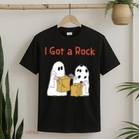 I Got A Rock Lazy Day Halloween Costume Funny Trick Or Treat T-Shirt thumb 2